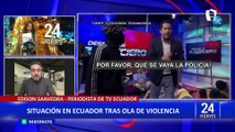 Ecuador: dos menores de edad detenidos tras toma de canal de televisión por delincuentes