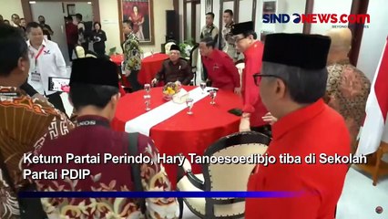 Momen Ketum Perindo Hary Tanoesoedibjo Hadiri HUT ke-51 PDIP