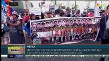 Perú: Organizaciones sociales y familiares de víctimas de masacre de Juliaca exigen fin de impunidad