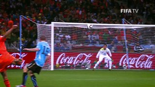 Giovanni van Bronckhorst goal vs Uruguay   ALL THE ANGLES   2010 FIFA World Cup