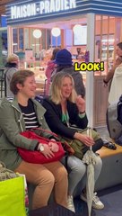 Wait for it  She didn’t expect that !! 