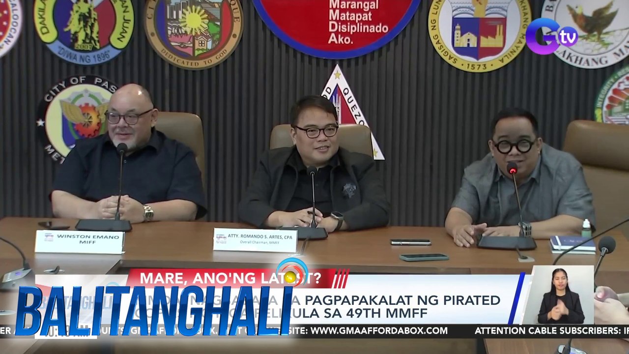 MMDA, Nagbabala sa pagpapakalat ng pirated copies ng mga pelikula sa 49th MMFF | BT