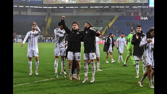 Trendyol Süper Lig: Çaykur Rizespor: 0 - Beşiktaş: 4