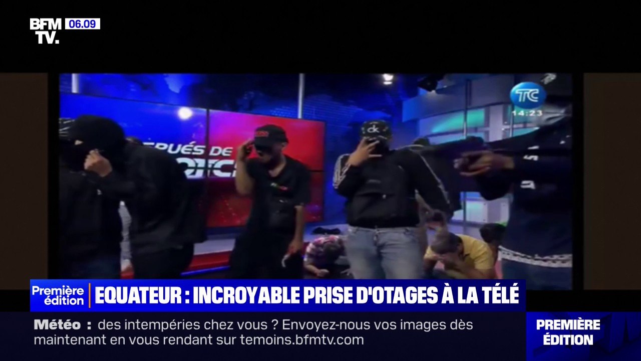 Équateur: le plateau d'une télévision publique envahi en direct par des hommes armés
