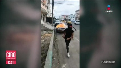 Explosiones, disparos y secuestros; así se vivió la jornada violenta en Guayaquil, Ecuador