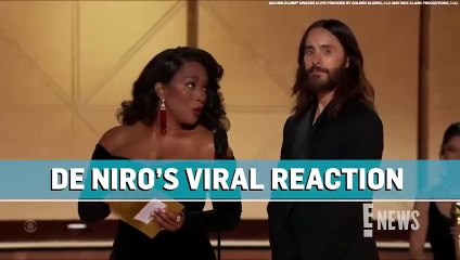 Robert De Niro Has VIRAL Reaction To Robert Downey Jr. Win _ Golden Globes 2024