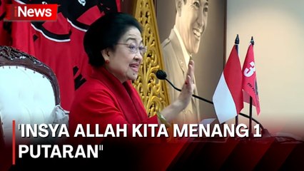 HUT ke-51 PDIP, Megawati Yakin Ganjar-Mahfud Menang 1 Putaran