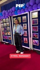 Xyriel Manabat at the 'Senior High' Finale mediacon red carpet #PEP #shorts