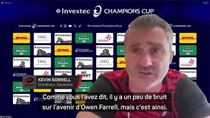 Racing 92 - Le coach des Saracens réagit aux rumeurs envoyant Farrell à Paris
