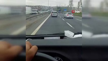 İstanbul’da trafikte öfkeli maganda dehşeti