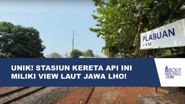 UNIK! STASIUN KERETA API INI MENYUGUHKAN PEMANDANGAN PANTAI YANG INDAH