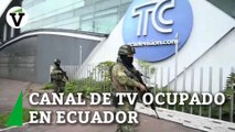 Ecuador: así fue la intervención de la Policía en el canal de TV ocupado por asaltantes armados
