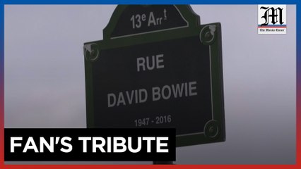 Paris names street after David Bowie