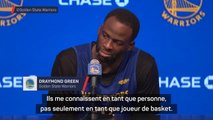 Warriors - Green remercie le club de son soutien et veut montrer qu’il a évolué