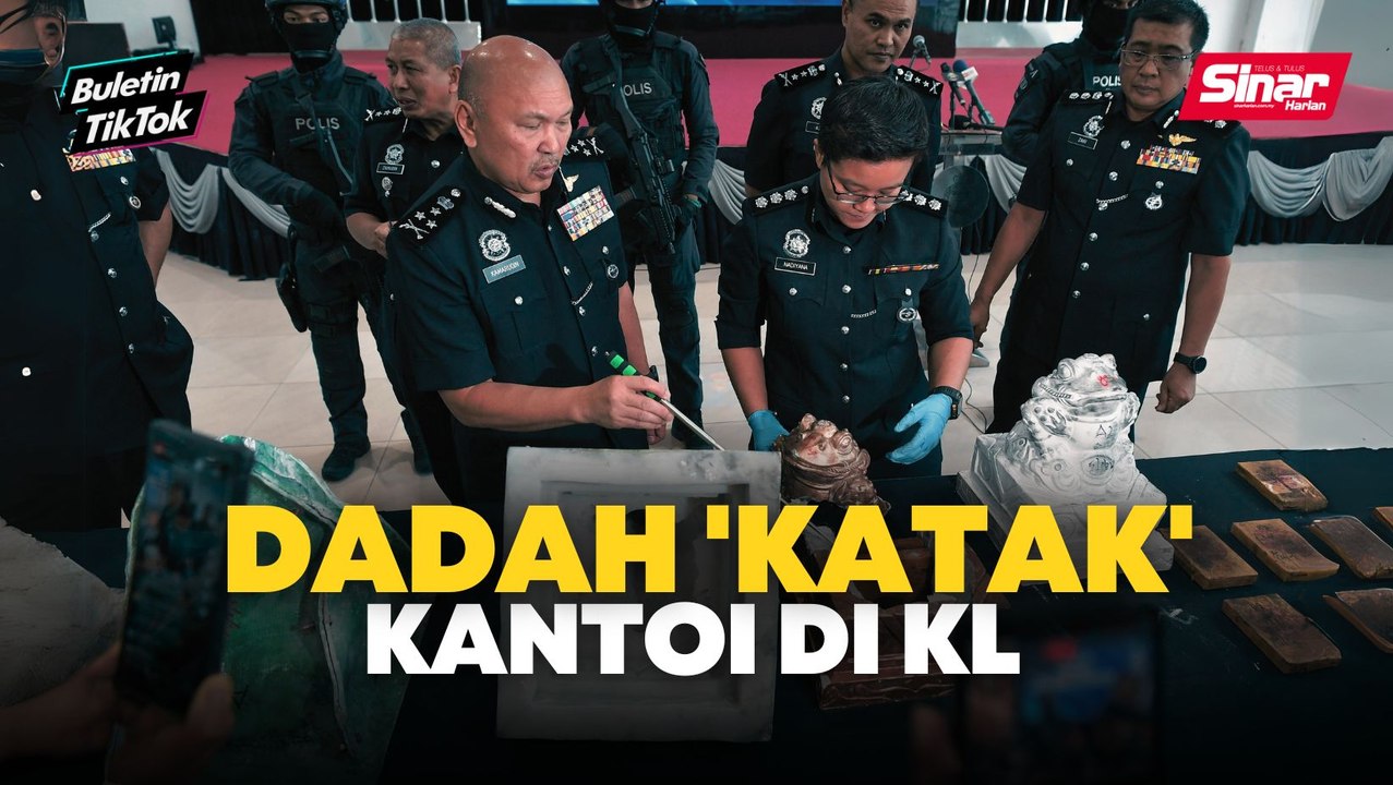 Helah sorok dadah dalam patung katak tak menjadi