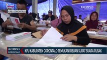KPU Kabupaten Gorontalo Temukan Ribuan Surat Suara Rusak