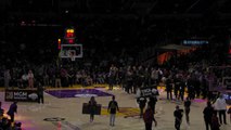 Lakers fan makes incredible half-court shot for $100k