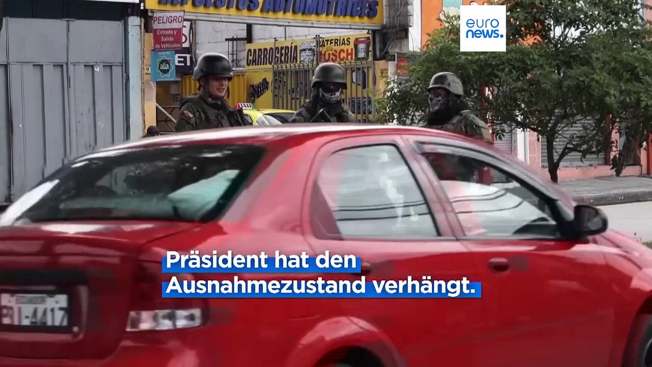 Überfall während Live-Sendung im TV-Studio: Lage in Ecuador eskaliert