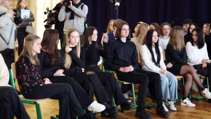 Barbara Nowacka, minister edukacji, w Lęborku