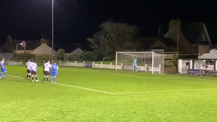Mike Smith slotting a penalty against Penzance