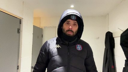 Badshot Lea manager Gavin Smith post-Marlow