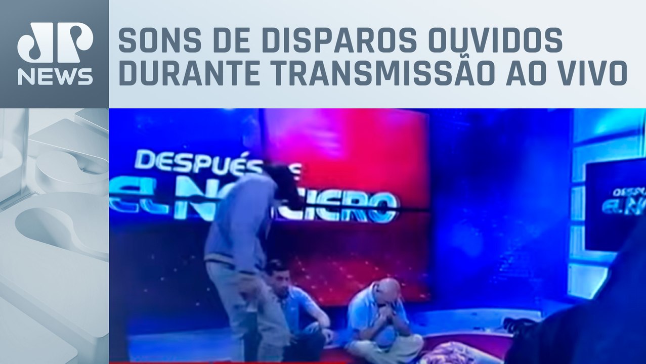 Homens armados invadem estúdio de TV no Equador