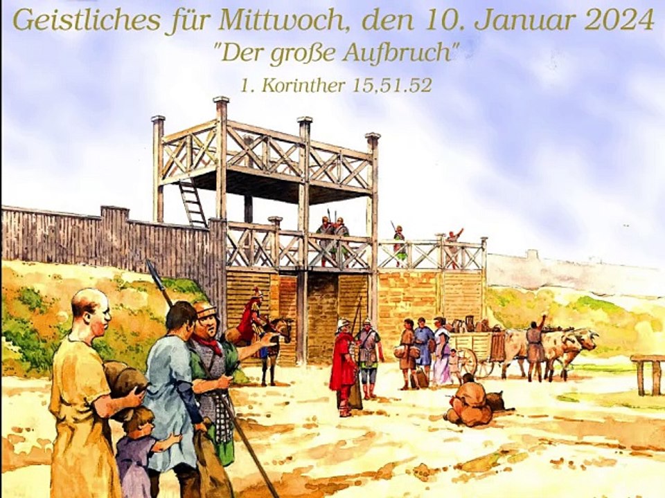 Geistliches für Mittwoch, den 10. Januar 2024