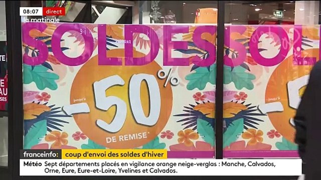 Les soldes d'hiver lancés aujourd’hui, trop rapprochés du Black Friday, noyés parmi les promotions permanentes , ne font plus rêver les petits commerçants - VIDEO