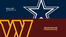 Dallas Cowboys vs. Washington Commanders, nfl football highlights, @NFL 2023 Week 18