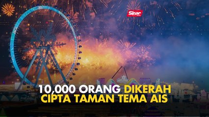 10,000 orang dikerah cipta taman tema ais