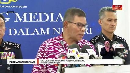 Kenyataan Koo Ham mengenai khianat adalah andaian peribadi - Saifuddin