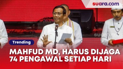 Cerita Mahfud MD Jadi Menteri Sekaligus Cawapres, Harus Dijaga 74 Pengawal Setiap Hari