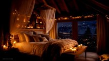 Deep sleep with blizzards sounds and rushing wind ❄️ Cozy winter environment