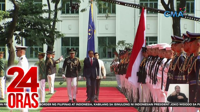 Usapin sa West Philippine Sea, tinalakay sa pulong ni PBBM at Indonesian Pres. Joko Widodo sa Malacañang | 24 Oras