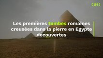Des archéologues découvrent les premières tombes romaines creusées dans la pierre en Egypte