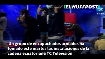 El presidente de Ecuador declara "la existencia de un conflicto armado interno" tras el asalto a una televisión