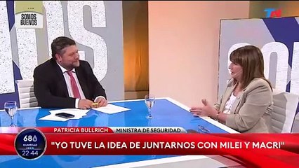 Bullrich: “Fue mi idea juntar a Macri con Milei"