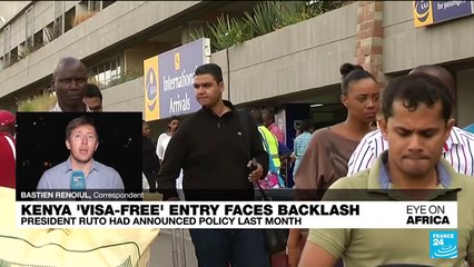 Kenya says first 'visa-free' tourists arrive in country
