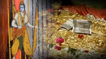 রাম লালার চরণ পাদুকা জোড়া নিয়ে অযোধ্যায় হায়দরাবাদের শ্রীচল্লা শ্রীনিবাস শাস্ত্রী | Oneindia Bengali