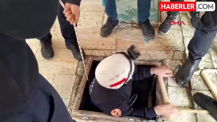 Şanlıurfa'da 13 yaşındaki çocuk rögara düştü, itfaiye ekipleri kurtardı