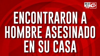Encontraron a un hombre apuñalado y estrangulado en su domicilio