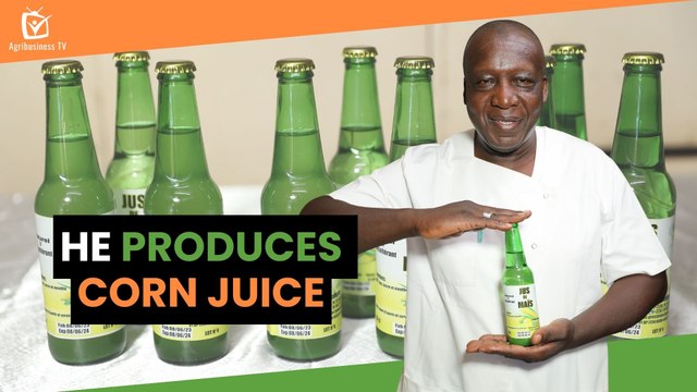 Burkina Faso: He produces corn juice