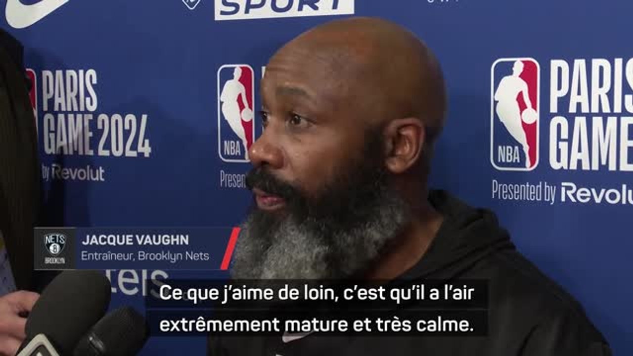 Nets - Vaughn : “Après Duncan, Ginobili et Parker, passer le fambleau à Wembanyama est une très bonne chose”