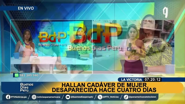 Hallan cadáver de mujer desaparecida hace cuatro días en La Victoria