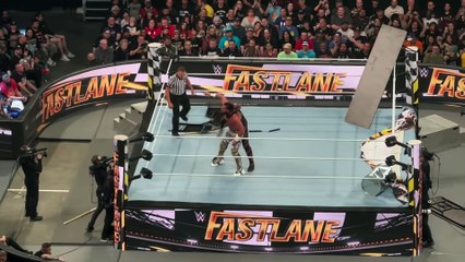 Shinsuke Nakamura vs Seth Rollins Last Man Standing Match (Part 2) - WWE Fastlane 10/7/2023