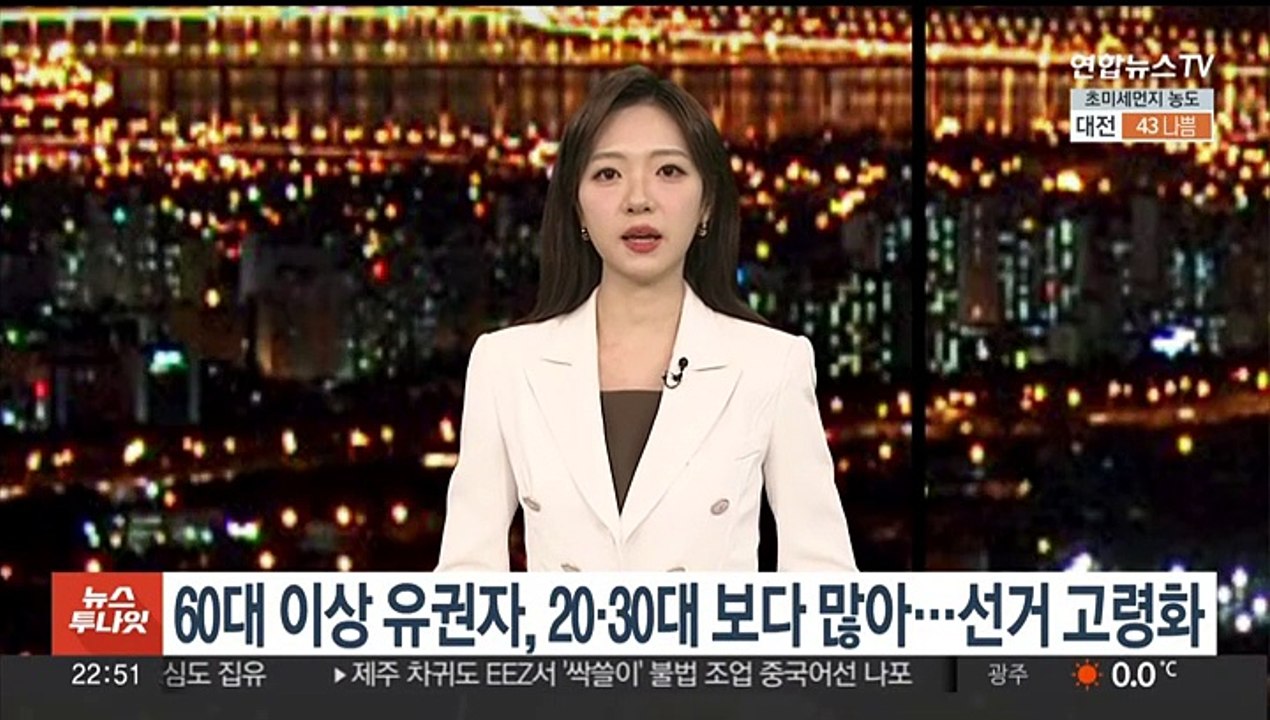 60대 이상 유권자, 20·30대 보다 많아…선거도 고령화