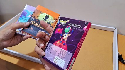 Unboxing and Review of Halloween, Space, Unicorn theme roller pen for students