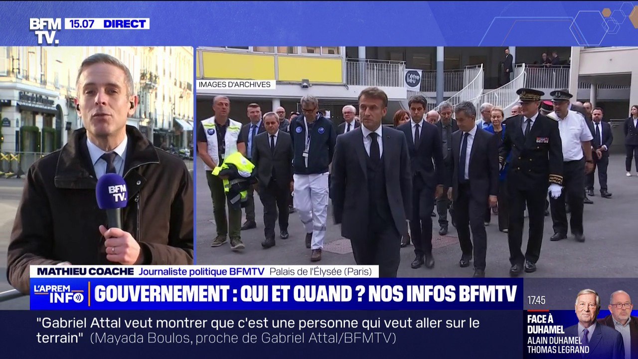 Quels ministres pour le premier gouvernement Attal? Les informations de BFMTV