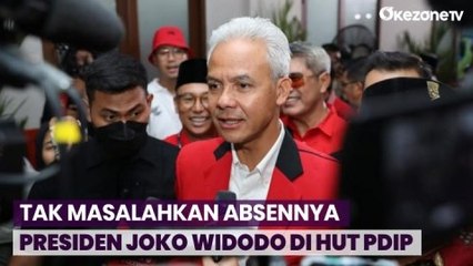 Download Video: Ganjar Pranowo Tak Persoalkan Absennya Presiden Joko Widodo di HUT PDI Perjuangan ke-51