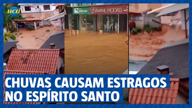 ‘Praia dos mineiros’: chuvas causam diversos estragos no Espírito Santo